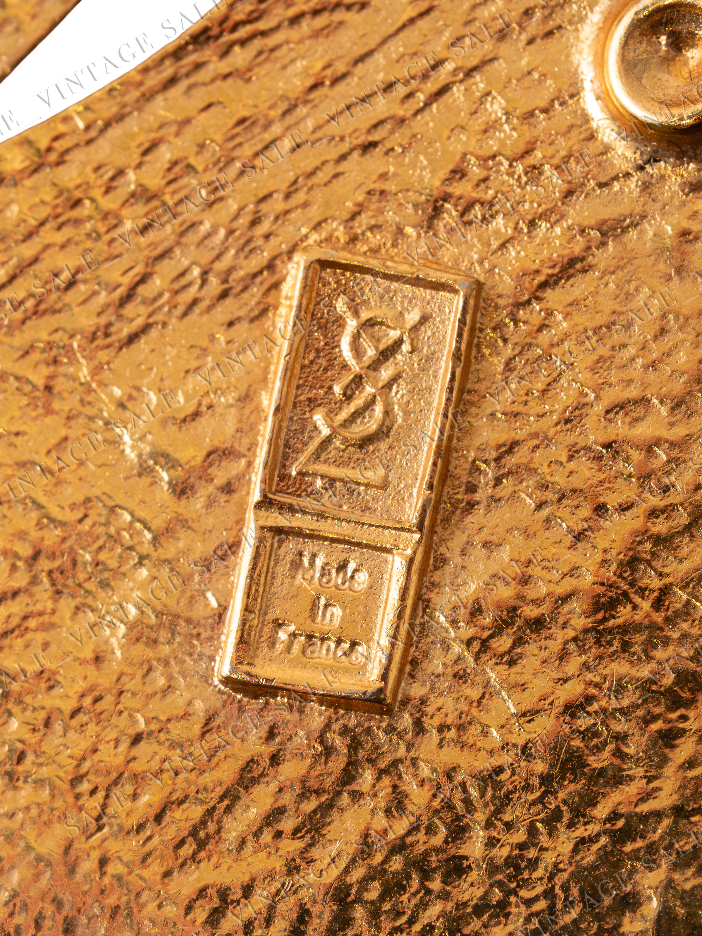 Брошь Yves Saint Laurent 4 сердца
